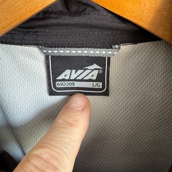 Avia Men's Outdoor Performance Camp Shirt Black Large Lightweight Hiking Camping - Picture 3 of 14